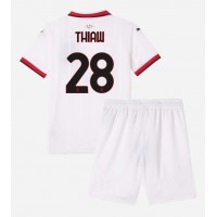 Maglia Calcio AC Milan Malick Thiaw #28 Seconda Divisa Bambino 2024-25 Manica Corta (+ pantaloncini)